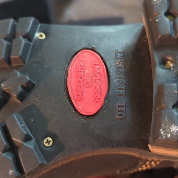 Vintage Y2K SKECHERS LARAMIE OIL RESISTANT Moto 90's BOOTS - Picture 5 of 8